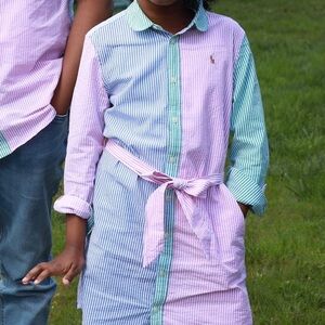 Polo by Ralph Lauren Multicolor Striped Shirt Dress